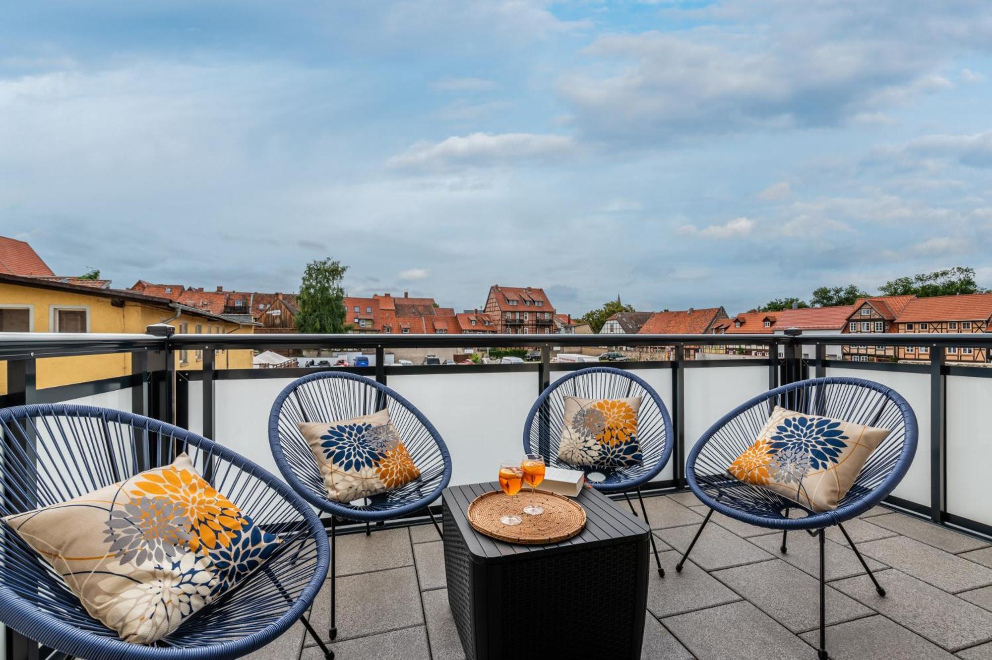 Design-Wohnung, Altstadt, Parkplatz, Netflix Quedlinburg Eksteriør bilde